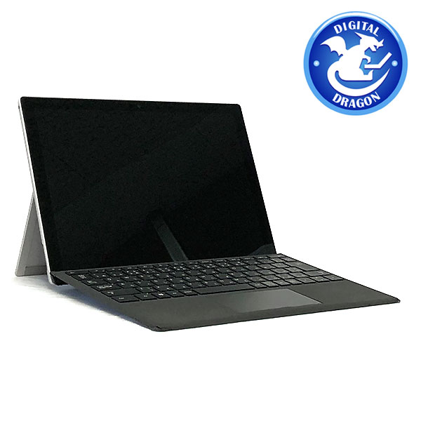 Microsoft 〔中古〕 Surface Pro (モデル番号1807) Core i5-7300U 2.6GHz メモリー4GB  SSD 128GB Windows 10 Pro 64bit 12.3型 2736×1824 タッチ機能・グレア・タブ切替(キーボード着脱)  WEBカメラ 無線LAN タイプカバー付属 (中古保証3ヶ月間)