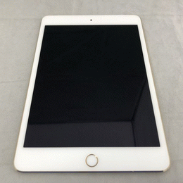〔中古〕iPad mini4 Wi-Fi+Cellular 64GB ｺﾞｰﾙﾄﾞ MK752J/A au（中古保証3ヶ月間）