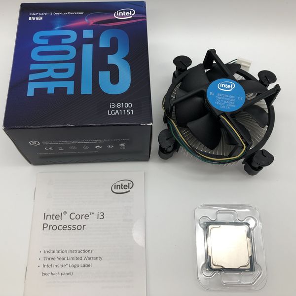 Intel 〔中古〕インテル® Core™ i3-8100 プロセッサー BOX（中古保証1 ...