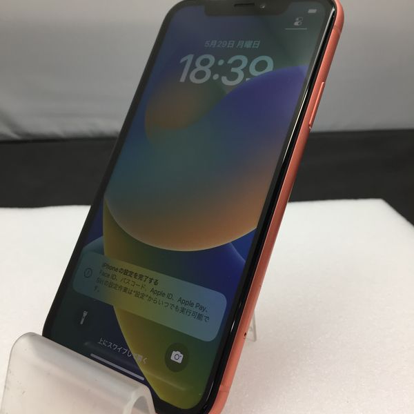 APPLE 〔中古〕iPhone XR 128GB コーラル MT0T2J/A docomo対応 SIM