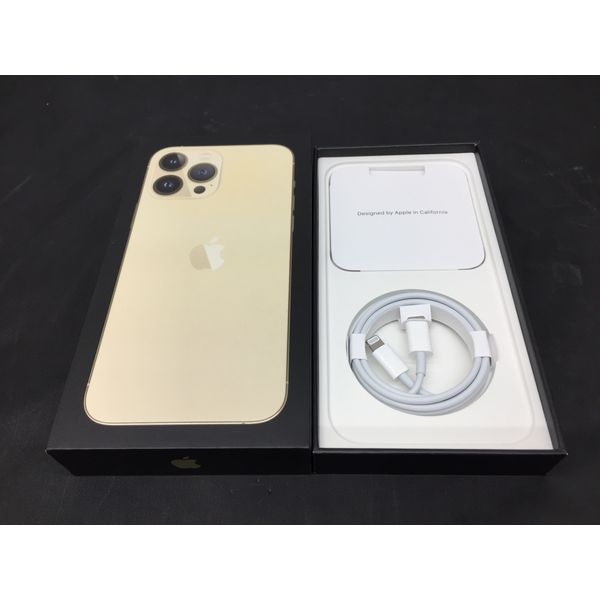 APPLE 〔中古〕iPhone13ProMax 128GB ｺﾞｰﾙﾄﾞ MLJ63J/A 楽天対応（中古