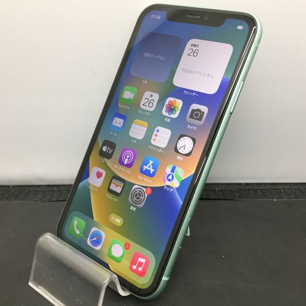 Apple/au アップル/エーユー/iPhone11 64GB グリーン/スマートフォン/MWLY2J/A/352929111546101/携帯電話/Aランク/69【中古】 iPhone11 64GB MWLY2J/A AU版SIMフリー グリーン au | 中古