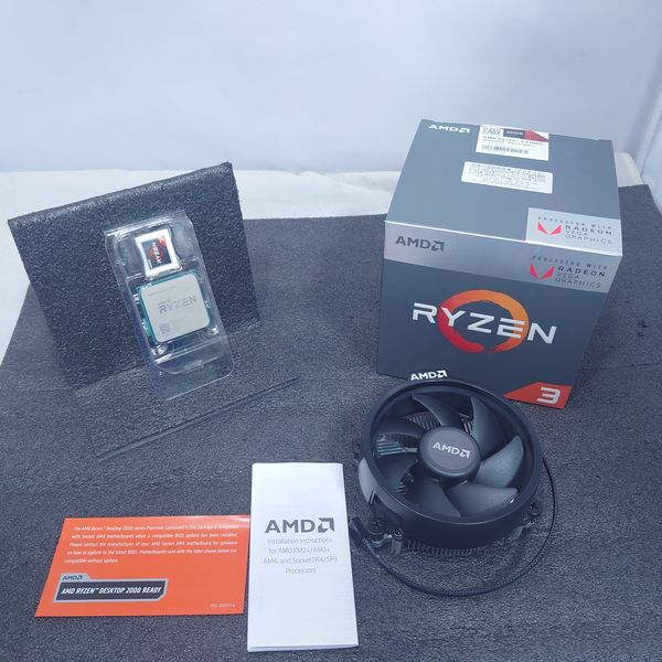 【動作確認済み・リテールクーラー付属】AMD Ryzen3 2200G BOX