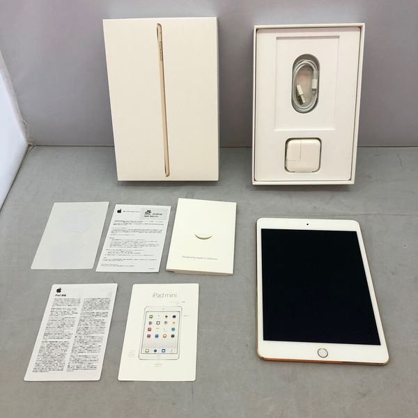 APPLE 〔中古〕iPad mini4 Wi Fiﾓﾃﾞﾙ GB ｺﾞｰﾙﾄﾞ MK9Q2J/A中古保証