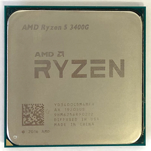 AMD 〔中古〕即納 Ryzen5 3400G Bulk (中古保証1ヶ月間) | パソコン ...