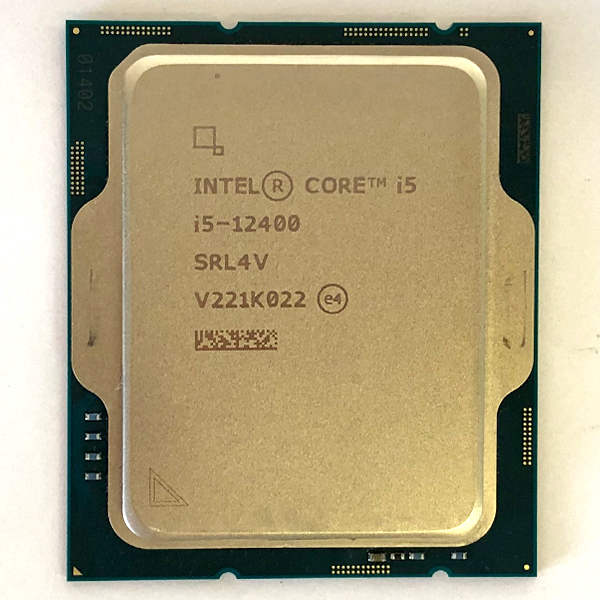 最旬ダウン Intel Core-i5 12400 動作確認済み 中古バルク品 PCパーツ
