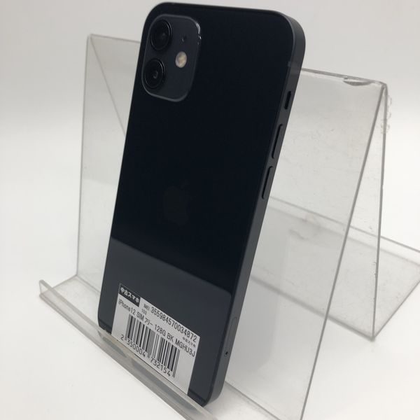 APPLE 〔中古〕iPhone12 128GB ブラック MGHU3J/A au対応 SIMロック