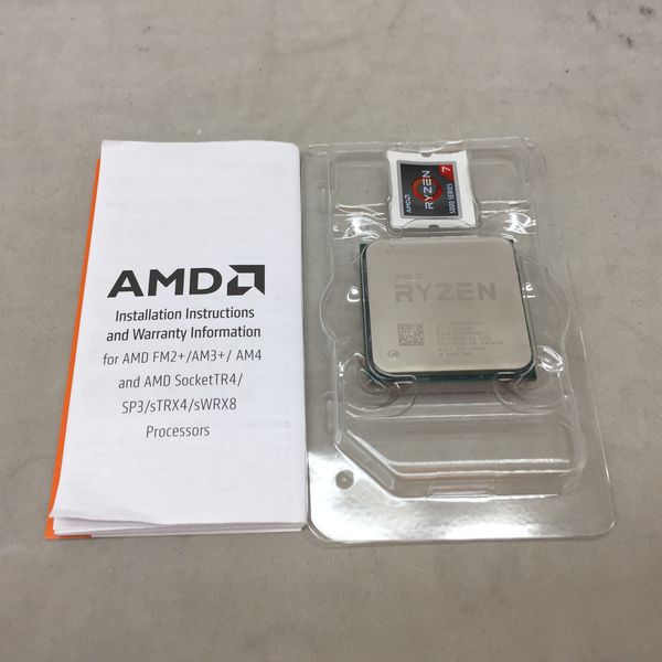 新品・未開封 AMD ryzen7 5800X BOX 国内正規代理店品