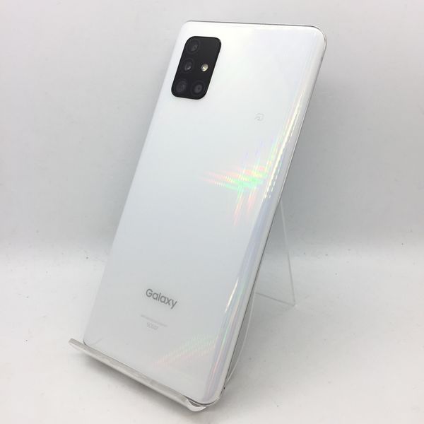 SAMSUNG 〔中古〕Galaxy A51 5G SCG07 au ﾘｽﾞﾑ ﾌﾞﾘｯｸｽ ﾎﾜｲﾄ SCG07SWA ...