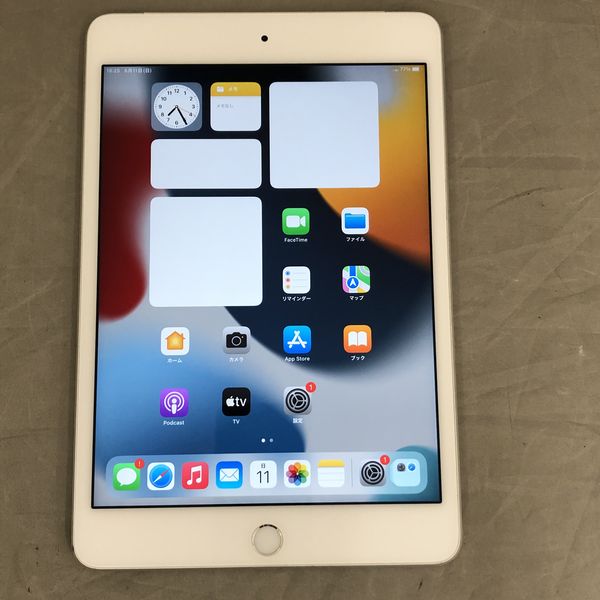 APPLE 〔中古〕iPad mini4 Wi-Fi+Cellular 128GB シルバー MK772J/A au ...