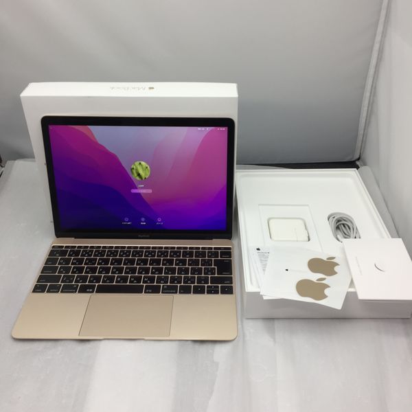 Macbook 2016 12インチRetina液晶モデル元箱付き