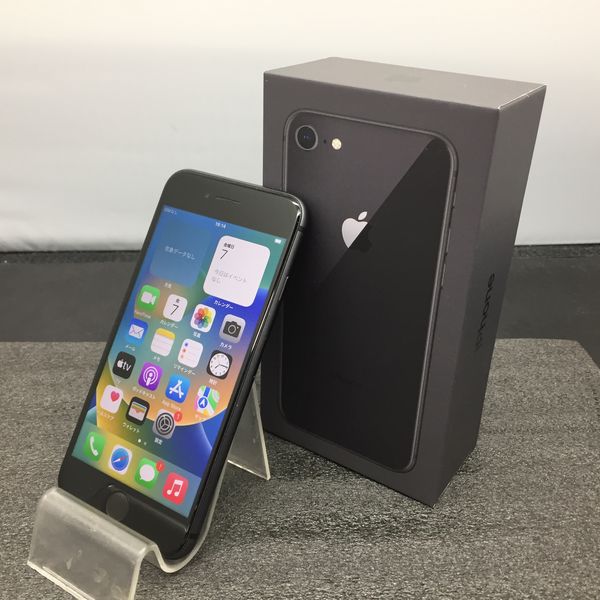 APPLE 〔中古〕iPhone8 64GB ｽﾍﾟｰｽｸﾞﾚｲ MQ782J/A docomo対応端末 SIM