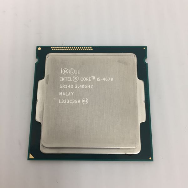 Intel 〔中古〕インテル® Core™ i5 プロセッサー -4670 Bulk（中古保証 ...