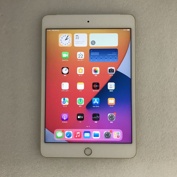 APPLE 〔中古〕iPad mini4 Wi-Fi+Cellular 16GB ゴールド MK712J/A au