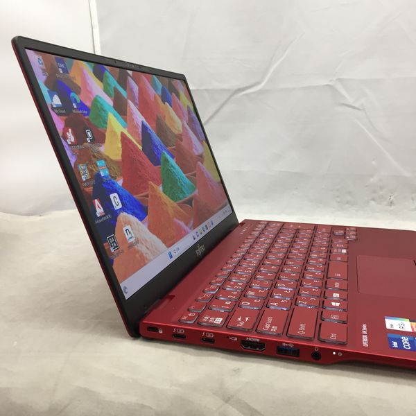 FUJITSU 〔中古〕LIFEBOOK UH90/E3 FMVU90E3R ｶﾞｰﾈｯﾄﾚｯﾄﾞ（中古保証3