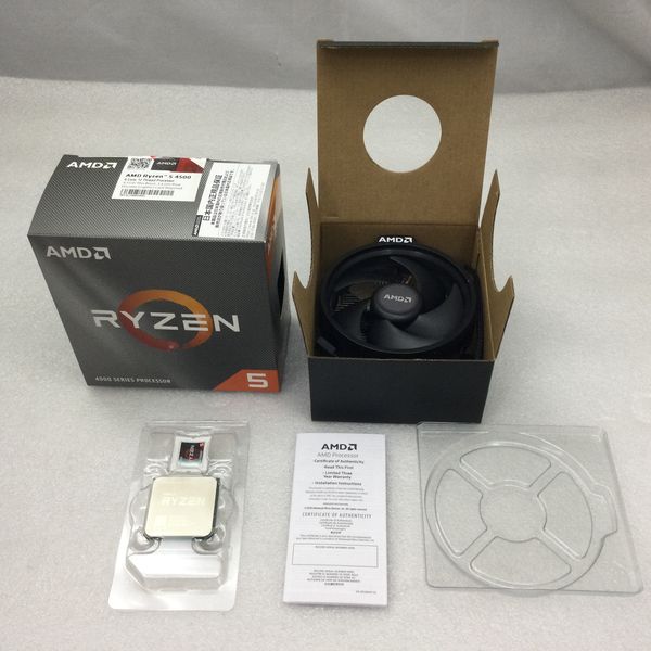 AMD Ryzen 5 4500 (CPUクーラー、CPUグリス付き) - PCパーツ