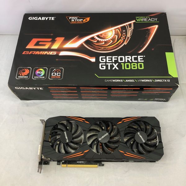 GIGABYTE 〔中古〕GeForce GTX 1080 GV-N1080G1 GAMING-8GD（中古保証1
