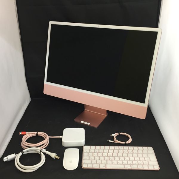 APPLE 〔中古〕iMac (24-inch・M1・2021) MGPN3J/A ﾋﾟﾝｸ（中古保証3 ...