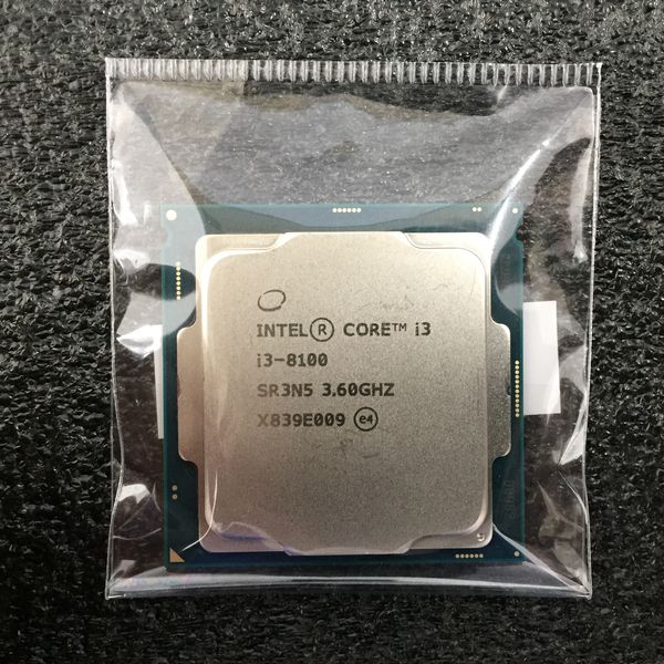 【CPU】Intel core i3 8100