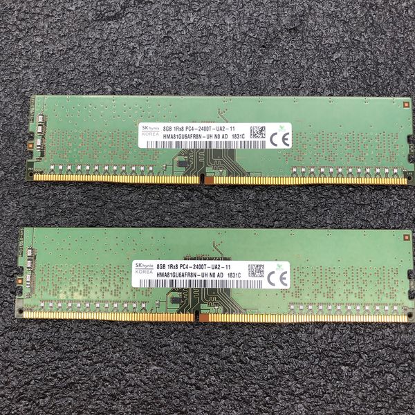 ​【メモリ】SKhynix製 DDR4-2400 8GBx2 (16GB)