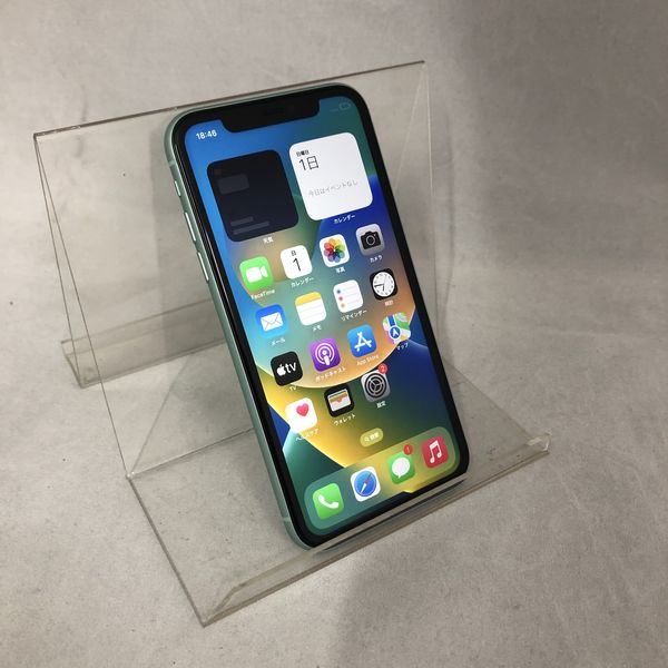 APPLE 〔中古〕iPhone11 128GB グリーン MWM62J／A SIMフリー（中古