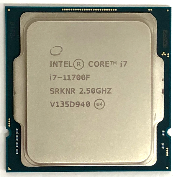 Intel Core i7-11700F【中古】 Intel Core i7-11700F Processor (4.9 GHz, 8 Cores, Socket
