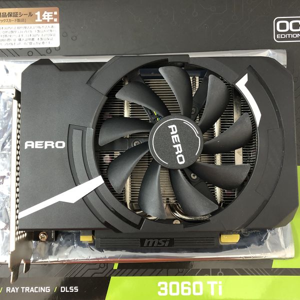 MSI RTX 3060ti Aero LHR 保証内