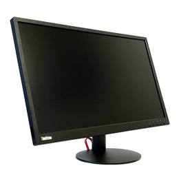 〔中古〕ThinkVision E24-10 / 23.8型液晶ディスプレイ[解像度 フルHD 1920×1080] / D-Sub×1 DisplayPort×1 / D-subケーブル付属 (中古保証3ヶ月間)