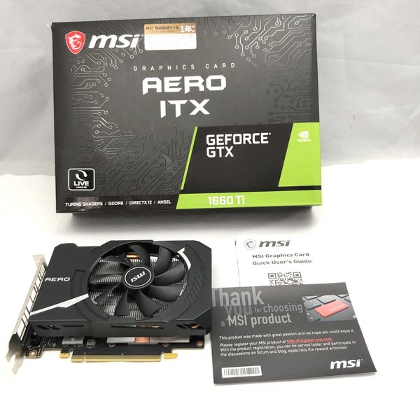 MSI 〔中古〕GeForce GTX 1660Ti AERO ITX 6G OC（中古保証1ヶ月間 ...