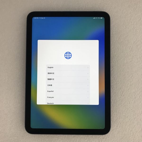 APPLE 〔中古〕iPad mini6 (第6世代) Cellular 256GB ﾊﾟｰﾌﾟﾙ MK8K3J/A