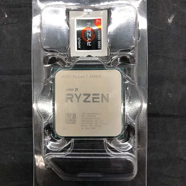 新品・未開封 AMD ryzen7 5800X BOX 国内正規代理店品