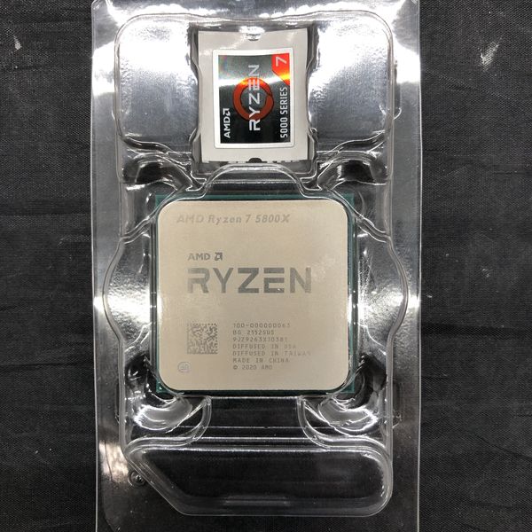 AMD Ryzen7 5800X 新品未開封