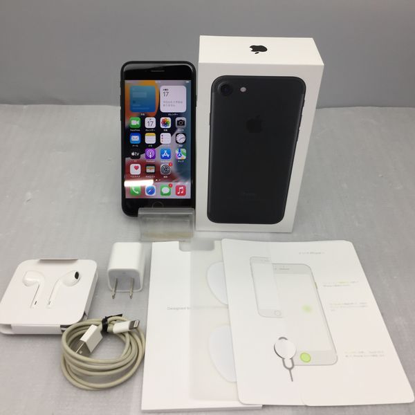 APPLE 〔中古〕iPhone7 32GB ﾌﾞﾗｯｸ MNCE2J/A docomo対応端末 SIM
