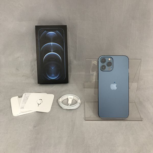 APPLE 〔中古〕iPhone12ProMax 128GB ﾊﾟｼﾌｨｯｸﾌﾞﾙｰ MGCX3J/A au