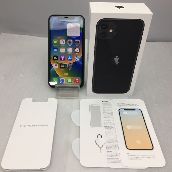 APPLE 〔中古〕iPhone11 64GB ﾌﾞﾗｯｸ MWLT2J/A au対応 SIMﾛｯｸ解除品