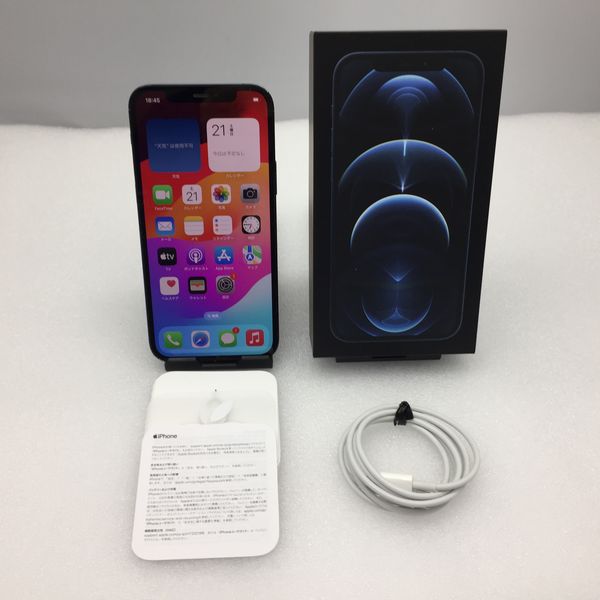 APPLE 〔中古〕iPhone12Pro 256GB ﾊﾟｼﾌｨｯｸﾌﾞﾙｰ MGMD3J/A docomo対応 ...