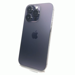 〔中古〕iPhone14Pro 256GB ﾃﾞｨｰﾌﾟﾊﾟｰﾌﾟﾙ MQ1E3J/A SIMﾌﾘｰ版（中古保証1ヶ月間）