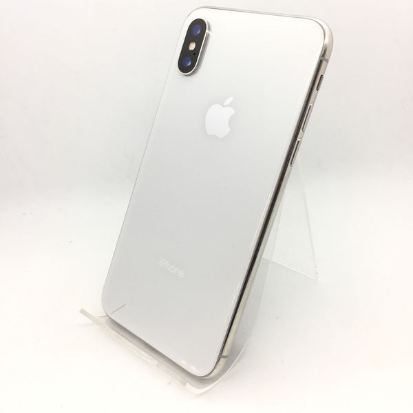 iOS142付属品等iPhoneX 64GB ドコモ版SIMロック解除済 シルバー+純正ケース付