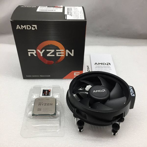 新品未開封 AMD Ryzen 5 5600X with Cooler