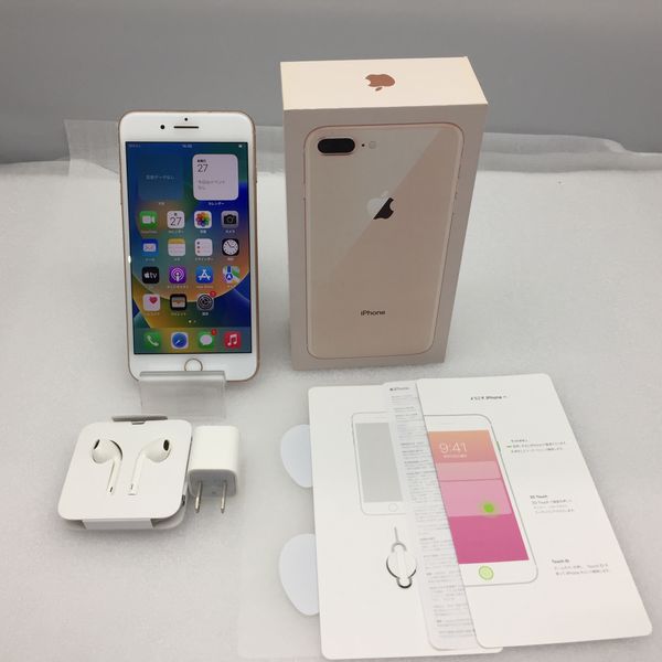 APPLE 〔中古〕iPhone8 Plus 256GB ｺﾞｰﾙﾄﾞ MQ9Q2J/A au対応端末（中古 ...