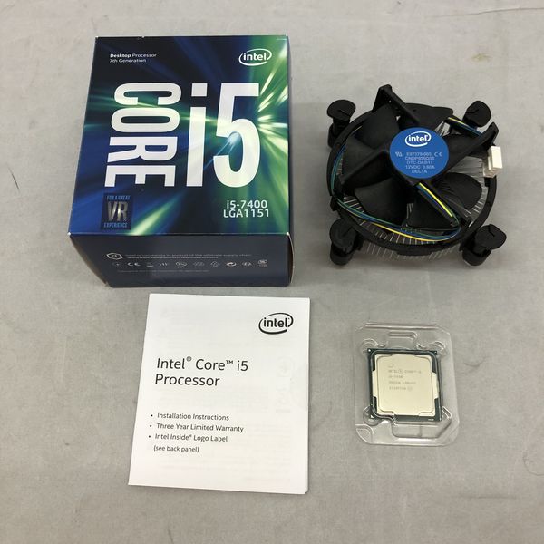 Intel 〔中古〕インテル® Core™ i5 プロセッサー -7400 BOX（中古保証1 ...