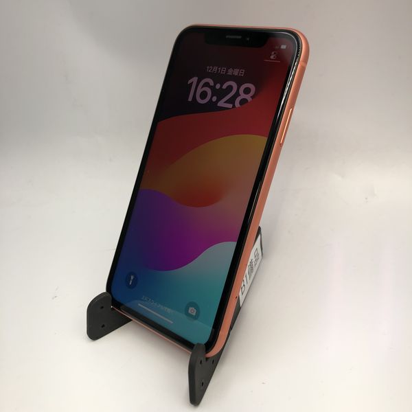 APPLE 〔中古〕iPhone XR 128GB コーラル MT0T2J/A au対応 SIMロック