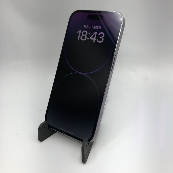 APPLE 〔中古〕iPhone14Pro 128GB ディープパープル MQ0F3J/A SIM