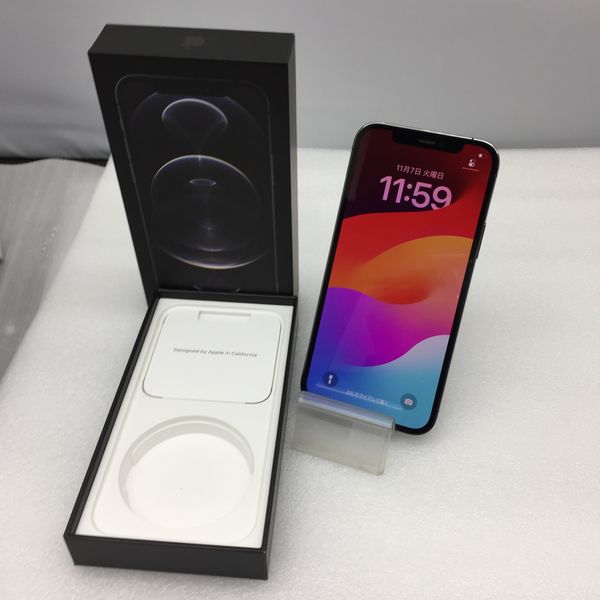 APPLE 〔中古〕iPhone12Pro 256GB ｸﾞﾗﾌｧｲﾄ NGM93J/A SIMフリー版（中古 