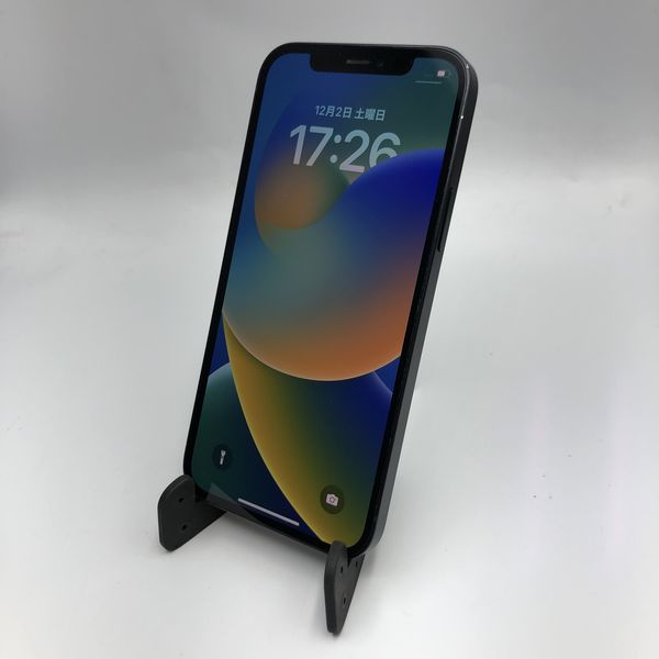 APPLE 〔中古〕iPhone12 128GB ブラック MGHU3J/A au対応 SIMロック