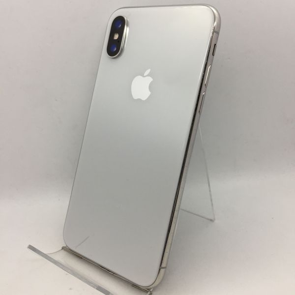 APPLE 〔中古〕iPhone X 64GB ｼﾙﾊﾞｰ MQAY2J/A docomo対応端末 SIM