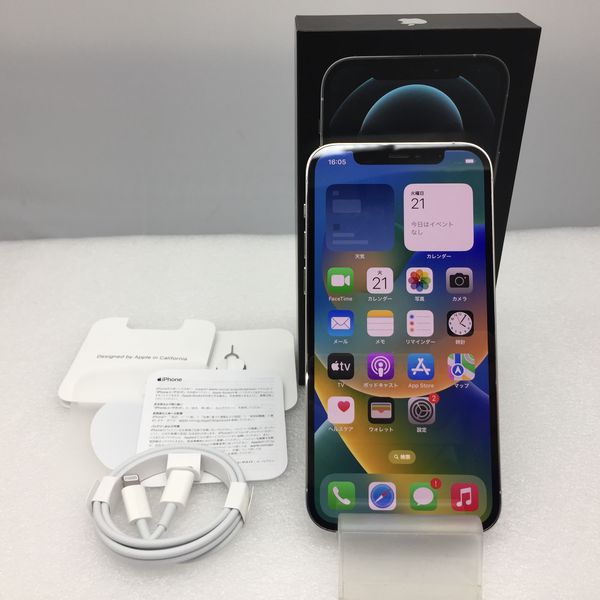 APPLE 〔中古〕iPhone12Pro 256GB ｼﾙﾊﾞｰ MGMA3J/A au対応 SIMﾛｯｸ解除品 