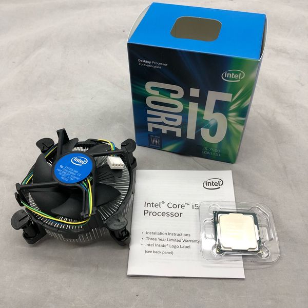 中古 INTEL CORE i5-7500 BOX 動作品 中古 INTEL CORE i5-7500 BOX 動作品