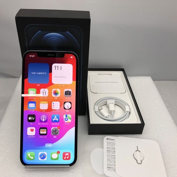 APPLE 〔中古〕iPhone12 Pro 256GB パシフィックブルー MGMD3J／A SIM 