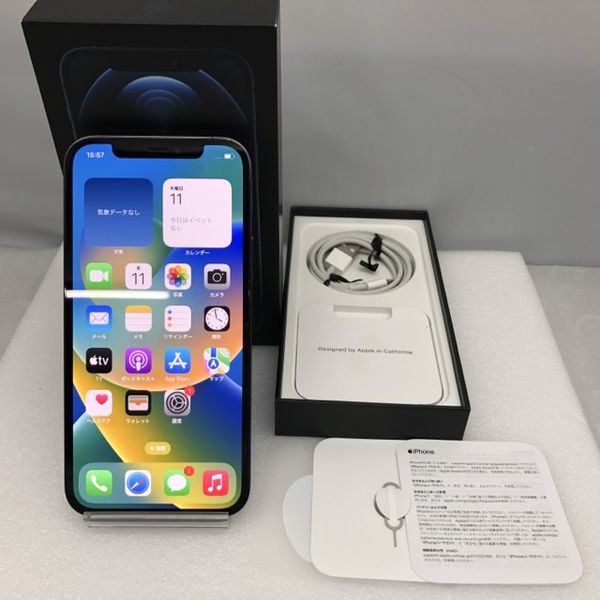 APPLE 〔中古〕iPhone12Pro 256GB ﾊﾟｼﾌｨｯｸﾌﾞﾙｰ MGMD3J/A au対応
